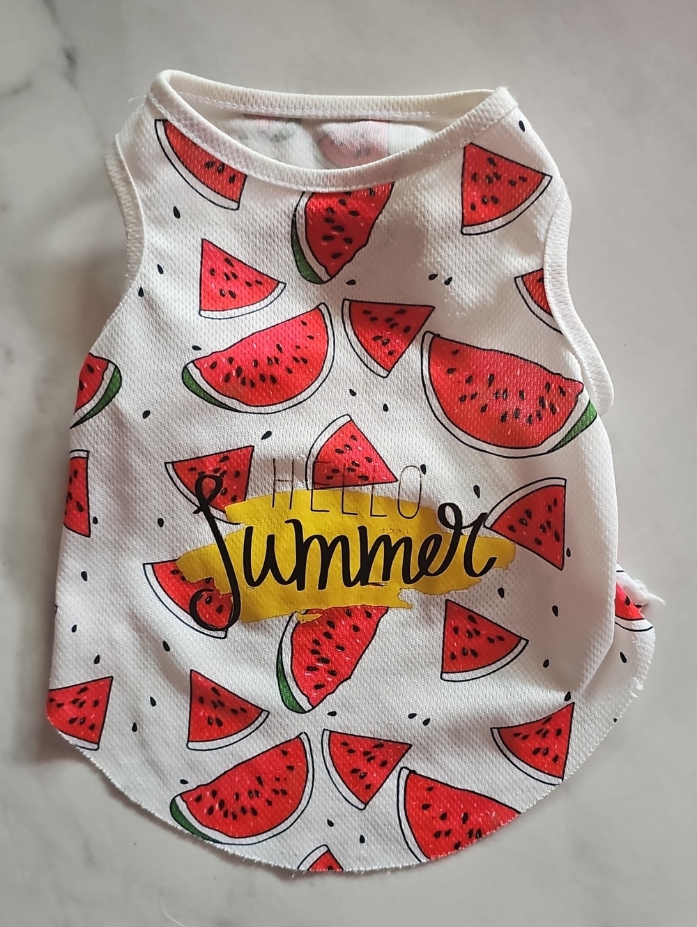 Hello Summer Watermelon Doggy Tee